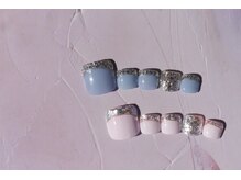 ブリオン 六本松店(Bullion)/ガラスフレンチネイル