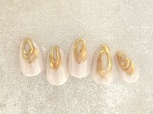 クラリスバイネオ 武蔵小杉(Claris by neo)/定額¥9000 ぷっくりミラーネイル