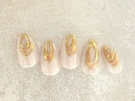 定額¥9000 ぷっくりミラーネイル