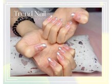 トレンドネイルスタジオ(Trend Nail Studio)/ベース選べらるミラーフレンチ！
