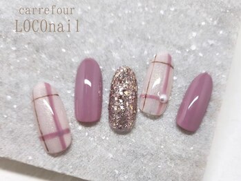 カルフール ロコ ネイル 草加西口店(Carrefour LOCO nail)/トレンド定額コース