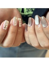 エーレネイル 梅田 中崎町(ehre nail)/アシンメトリー