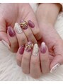 プティネイル(Puti Nail)&nbsp;ツイード/大人可愛い/ちゅるりんネイル