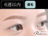 【6週間以内】美眉アイブロウWAX+眉カラー+間引き(毛量調整) +メイク