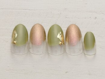 ネイルミックス 札幌大通本店(Nail Mix)/塗りかけバイカラー　4990円
