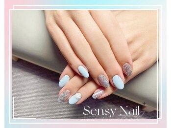センシー ネイル スタジオ(Sensy Nail Studio)/2色ワンカラーネイル