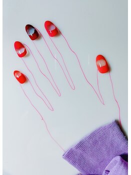 リップ型抜き変形フレンチ