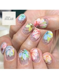 花柄ネイル☆