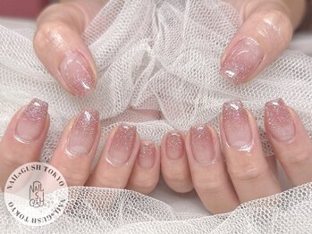 ネイルズガッシュ 溝の口店(NAILs GUSH)/シンプル/ラメグラ/フラッシュ