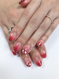 グラデーションにシェル