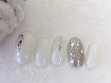 ナル バイ ネイルブレイク(Nalu by Nail Break)/シンプルグレーホワイト