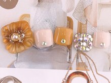 ネイルサロンフォーユー(for u)/べっ甲フラワーネイル¥7500