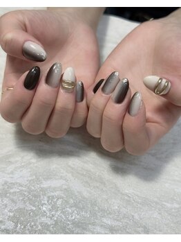 ブラウングラデーション