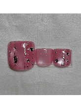 ナナズネイル 西小倉店(NANA's Nail)/4月フット定額デザイン