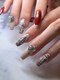 ネイル キュア NAIL CUREの写真/指筋がスッと通った品のあるお手元にお仕上げ致します☆女性らしさを求めるならNAIL CUREにご相談下さい！