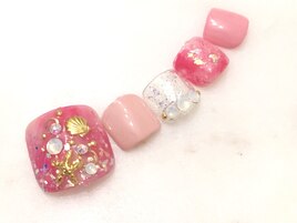 フットネイル 夏ネイル