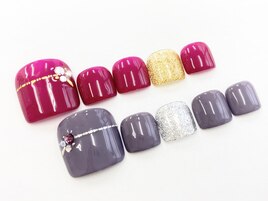 ワンカラー+ストーン