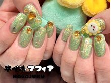 ネイルマフィア 原宿(NAIL MAFIA)/さりげなく３Dキャラネイル♪