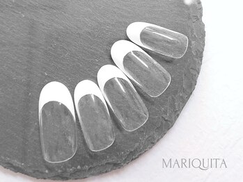 ネイルサロン マリキータ(MARIQUITA)/フレンチ★大人上品ホワイト