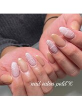 ネイルサロン プティアール(petit R)/ドレーププリーツネイル