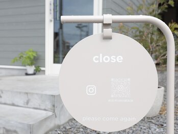 陽/CLOSE看板!