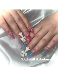 ラメグラデーション