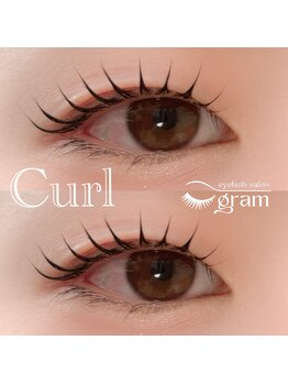 グラム(gram)/上まつ毛カール