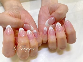 ジーフィンガー 大井町店(G Finger)/上品ホワイトフレンチネイル♪