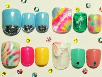 ハーブエステ ルレーブ/定額フットネイル 全て¥7100