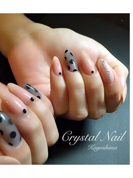 クリスタルネイル ボンベルタ橘店(CRYSTAL NAIL)/ドットネイル
