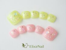エリクサーネイル 神田(Elixir Nail)/フットやり放題/クーポン使用