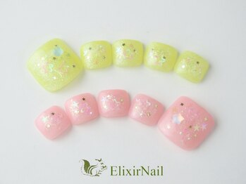 エリクサーネイル 神田(Elixir Nail)/フットやり放題/クーポン使用