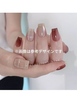 チェック定額ネイル