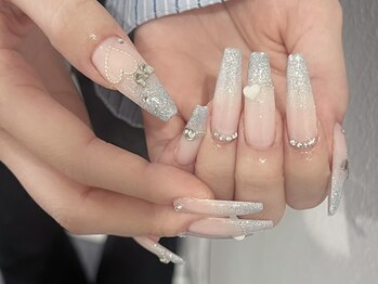 ワンホンネイルデザイン