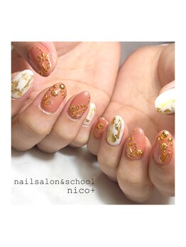ニコ(nico+)/パーツフラワーネイル