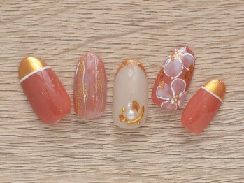 ネイルサロンアンドスクール ミュー(Nail Salon & school mieux)/ミラーネイル