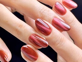 【HOT】キャッツアイネイル