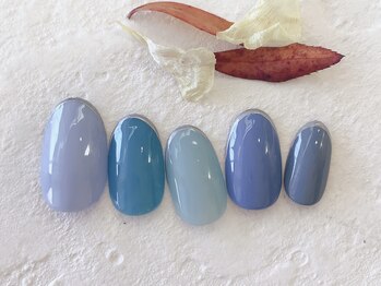 ナル バイ ネイルブレイク(Nalu by Nail Break)/色違い×ブルー