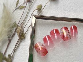 べっ甲風ニュアンスネイル