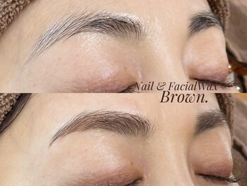 ブラウン(Brown.)/アイブロウWax 