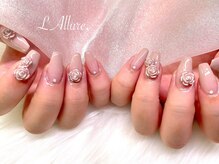 ラリュール(L'Allure.)/Rose nail♪