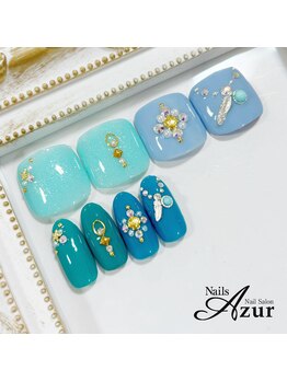 ネイルズアジュール イオン上越店(NailsAzur)/オプションストーンアート