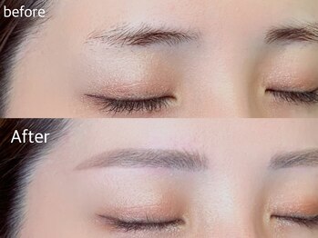 ナビレラ(navillera)/平行ストレート×眉毛パーマ