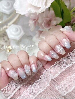 アムール(Amour)の写真/《完全個室/心斎橋》ストーン・パーツ多数*持ち込み再現度◎アートやり放題が大人気+*定額&長さだしも★
