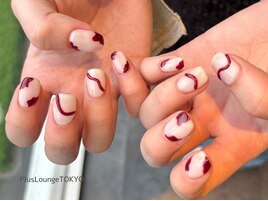 75分アート★うねうねネイル♪