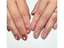 ハナンネイル(HANAN nail)/アシンメトリーネイル