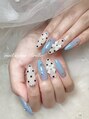 エスフィーネイルサロン ブリーユ(Esfy nailsalon Brille) アプレシンプル/スティレット/ミディアム/ドット