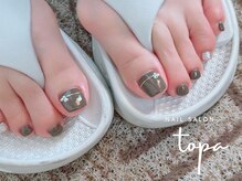 トパ(topa)/親指アート×フットネイル