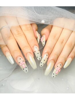 リュティーネイル(Reauty nail)の写真/【持ち込みOK◎】技術力に自信あり◎繊細な長さ出しもトップレベルの仕上がり&モチ♪トレンド対応