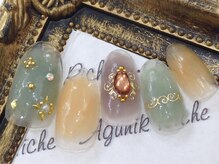 アグニークリッシェ(Agunik Riche)/【エスニックネイル】 